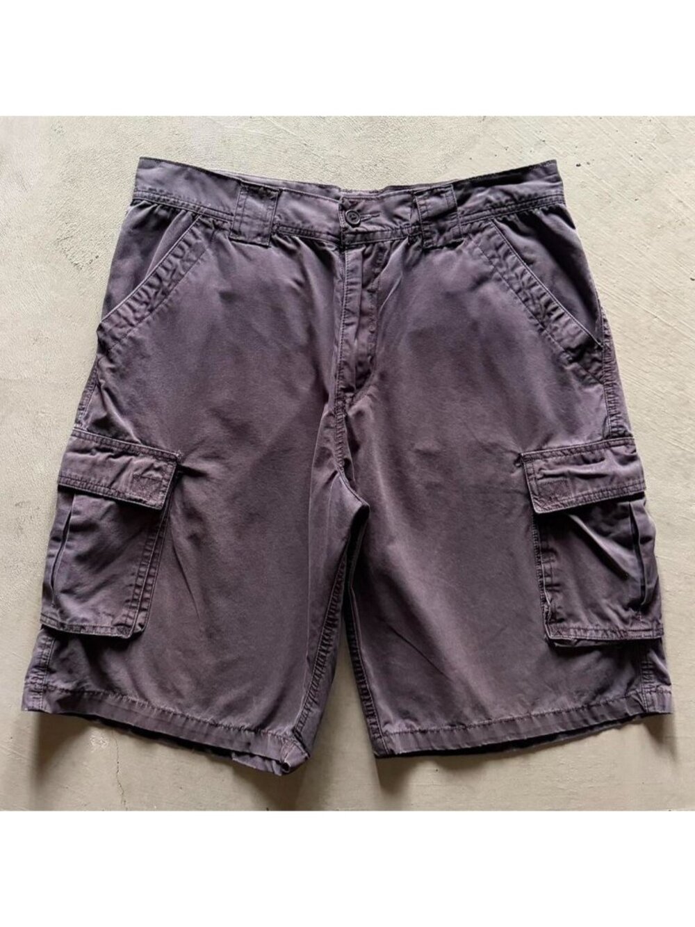 vintage y2k b.u.m. equipment brown cargo shorts